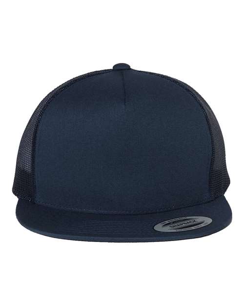 Flat Bill Trucker Cap - 6006