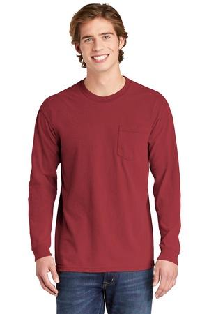 Heavyweight Ring Spun Long Sleeve Pocket Tee. 4410